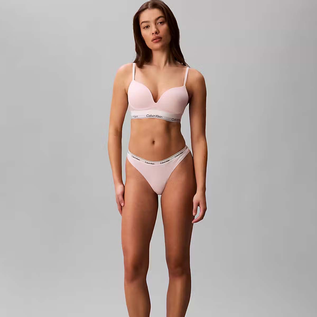 Calvin Klein Icon Logo g-streng, lyserød - 000QD5043E - 8Z6 - Cradle Pink