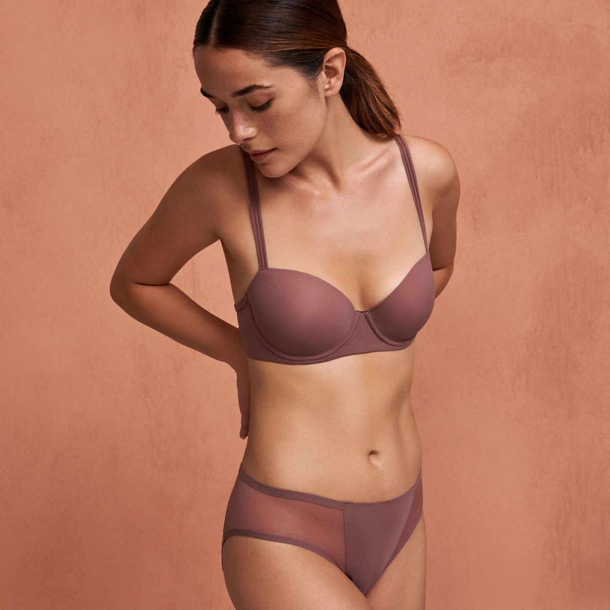 Marie Jo Louie push-up BH, beige - 0122097 - SAT - Satin Taupe