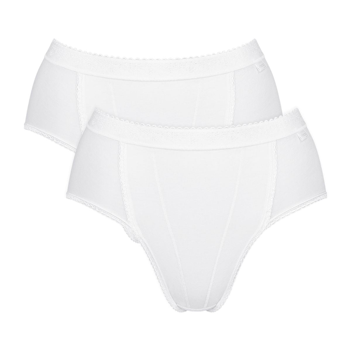 Sloggi Control 2-pak tai trusse, hvid - 10107162 - 0003 - White