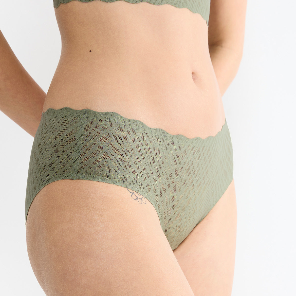 Sloggi Zero Feel Bliss hipster trusse, grøn - 10219689 - 00IQ - Moss Green Old