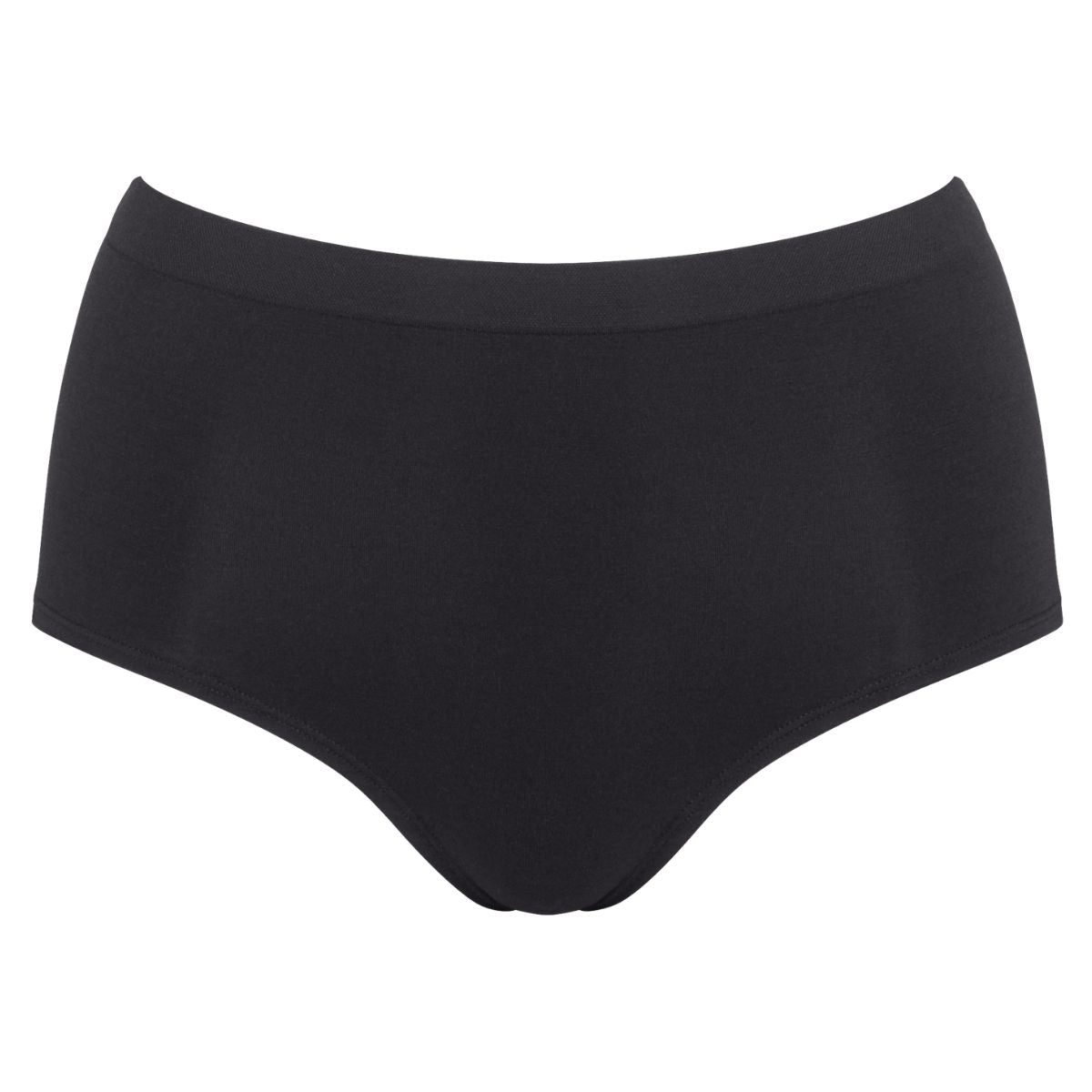 Sloggi Go Sense 2-pak maxi trusse, sort - 10224852 - 0004 - Sort