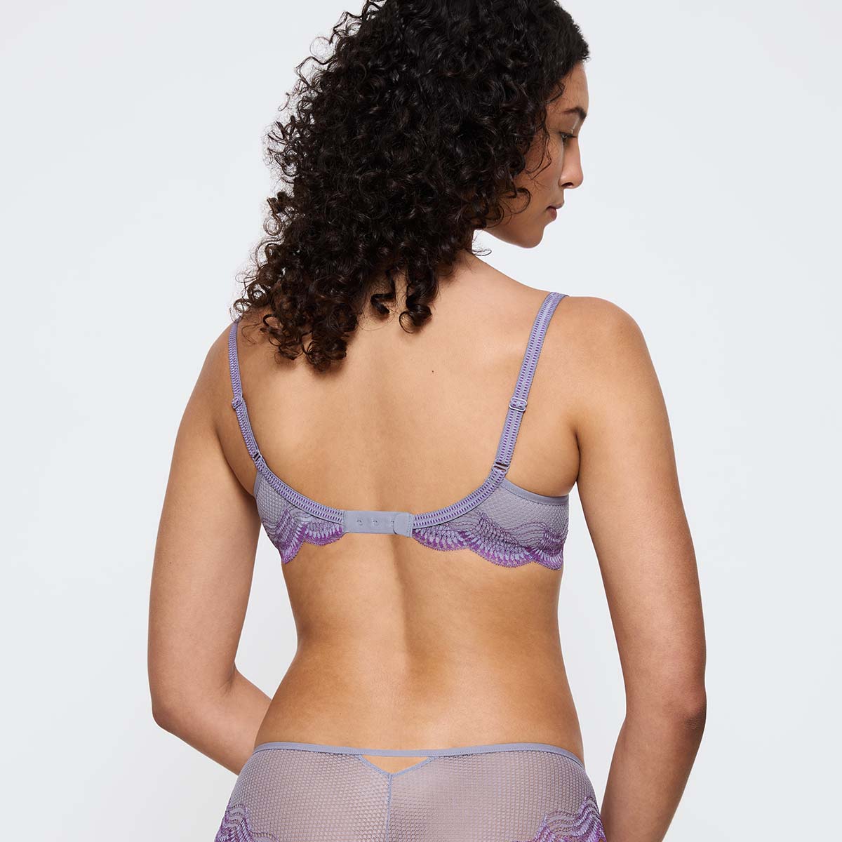 Triumph Comfort Glam balconette BH, grå - 10224928 - 3557 - Grey Shadow
