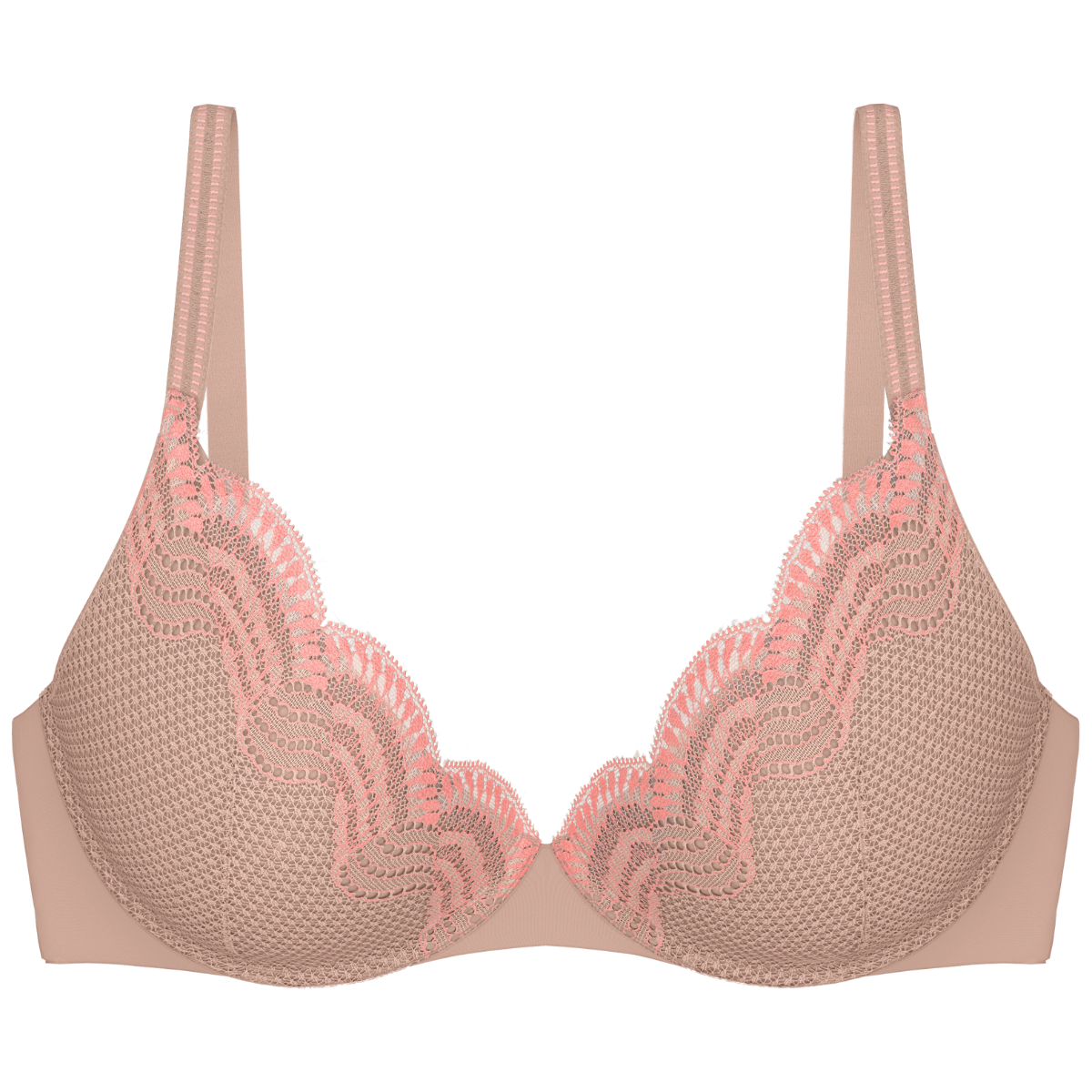 Triumph Comfort Glam WHU BH med bøjle, nude - 10224965 - 7297 - Desert Sand
