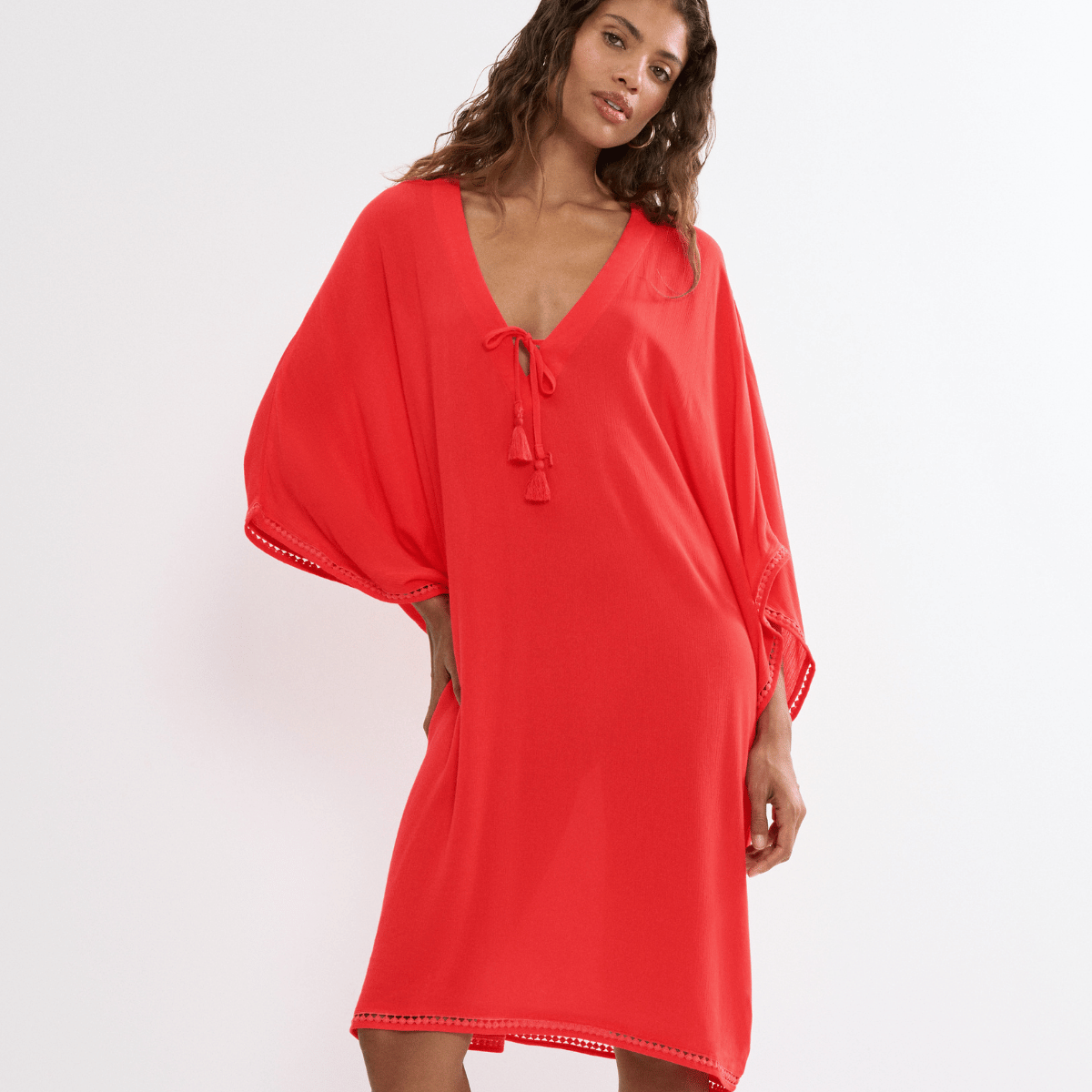 Triumph Beach MyWear kaftan, orange - 10226474 - 7854 - Warm Sunset