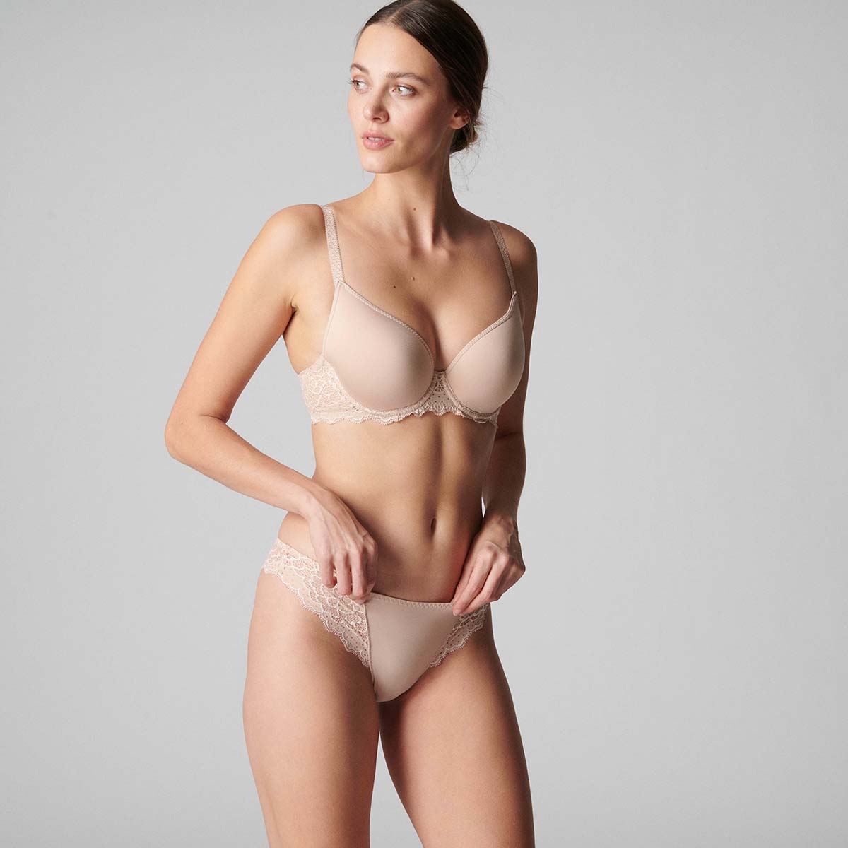 Simone Pérèle Caresse plunge BH, beige - 12A316 - 739 - Peau Rosée