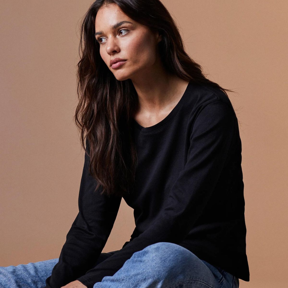 Norvig Ladies O-Neck - Black - 1554-SORT