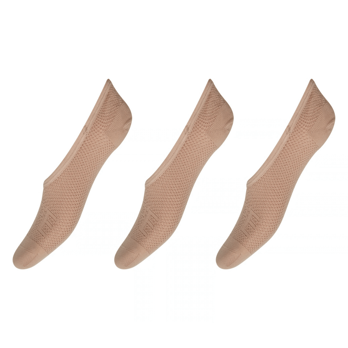Hype The Detail 3-pak footies, beige - 3-22241-6000 - 4099 - Nude 37/41