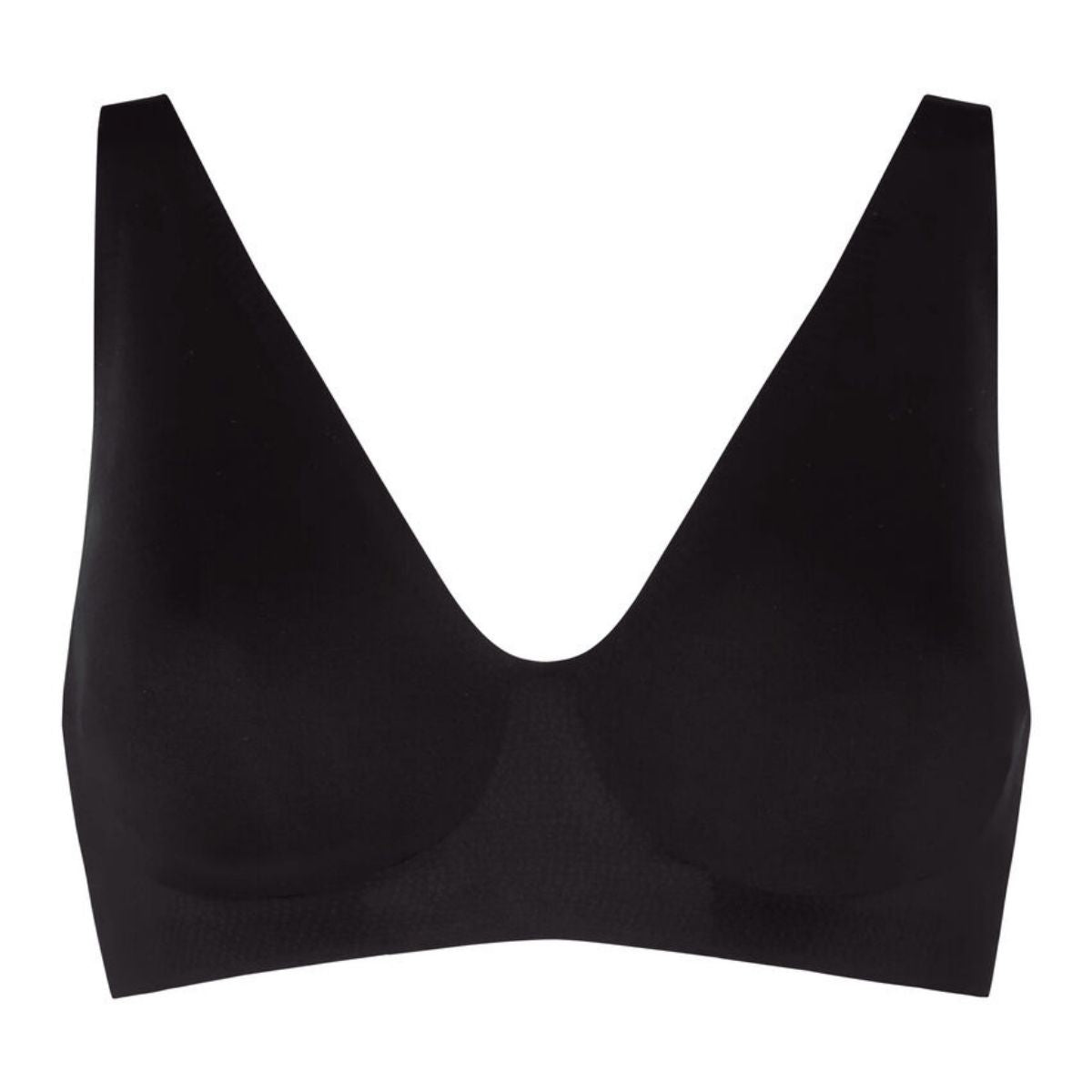 Hunkemöller Super Comfort bralette BH, sort - 306396 - caviar - Caviar
