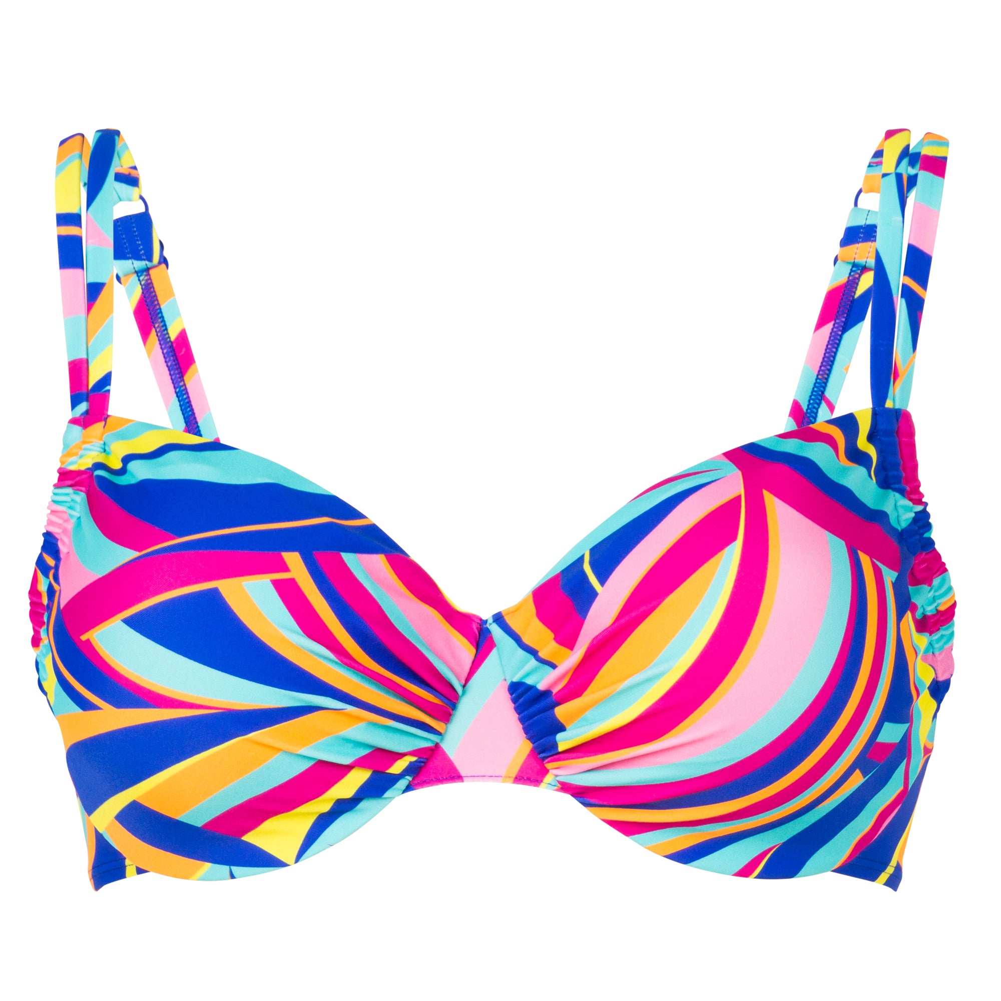 Wiki Kos bikini top med bøjle, multi - 3466 - W465 - Kos