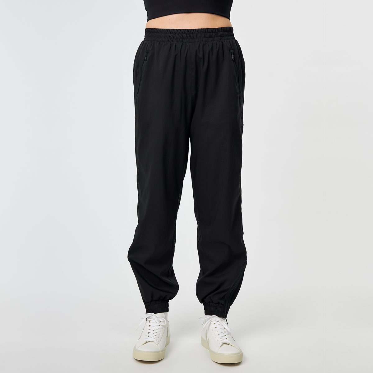 Girlfriend Collective Summit trackpants, sort - 6011 - BLACK - Black
