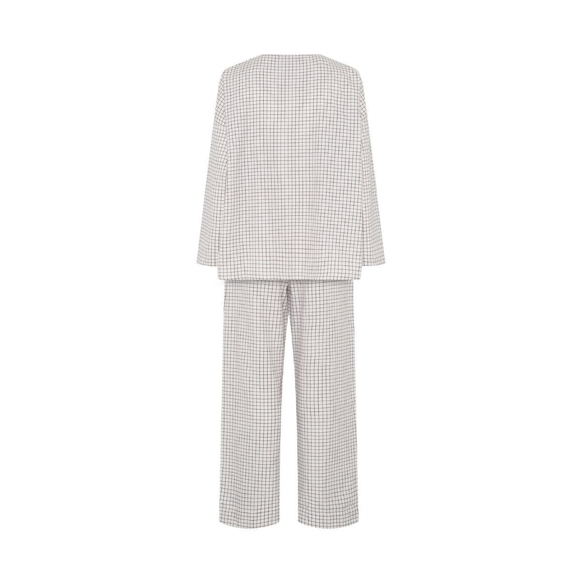 CCDK Marion pyjamas, hvid - 61487 - 1034 - Whisper White Check