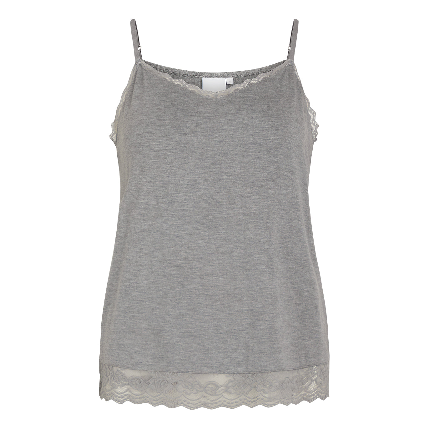 CCDK Kendall Chemise top, grå - 66090 - 9015 - Grey Melange