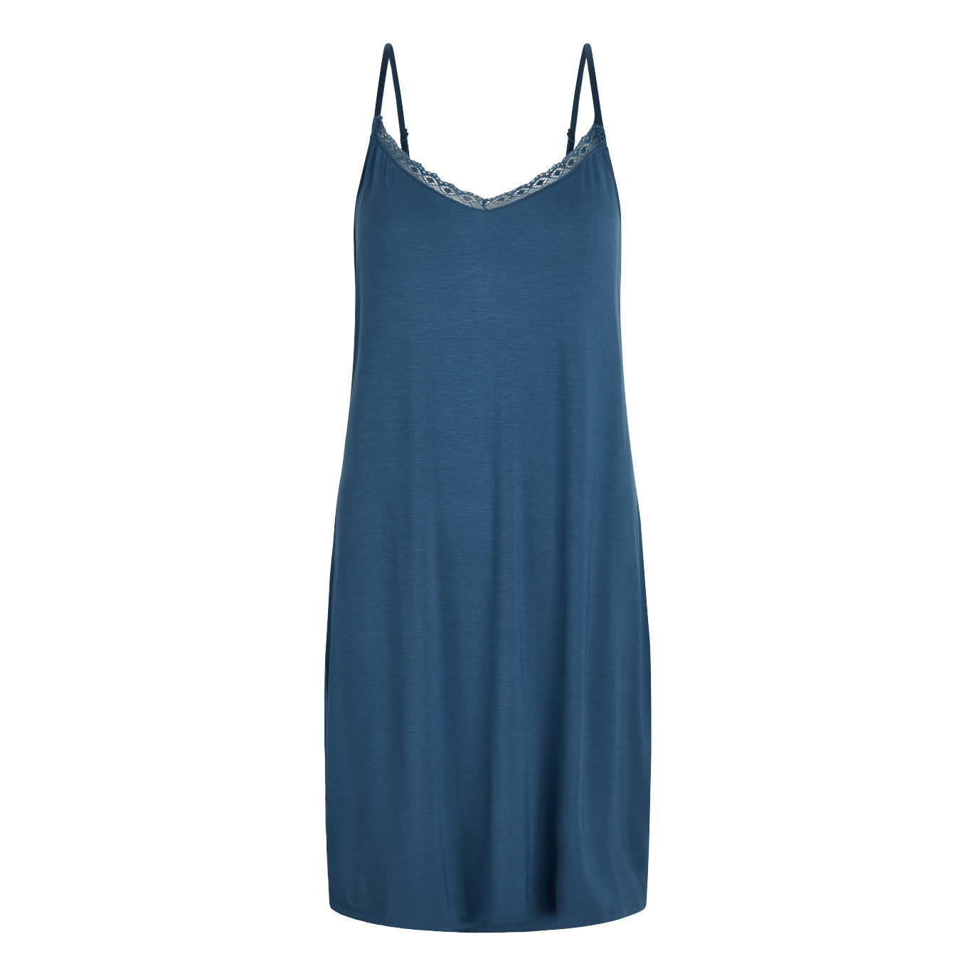 CCDK Maia Chemise natkjole, blå - 622705 - 4395 - Ensign Blue