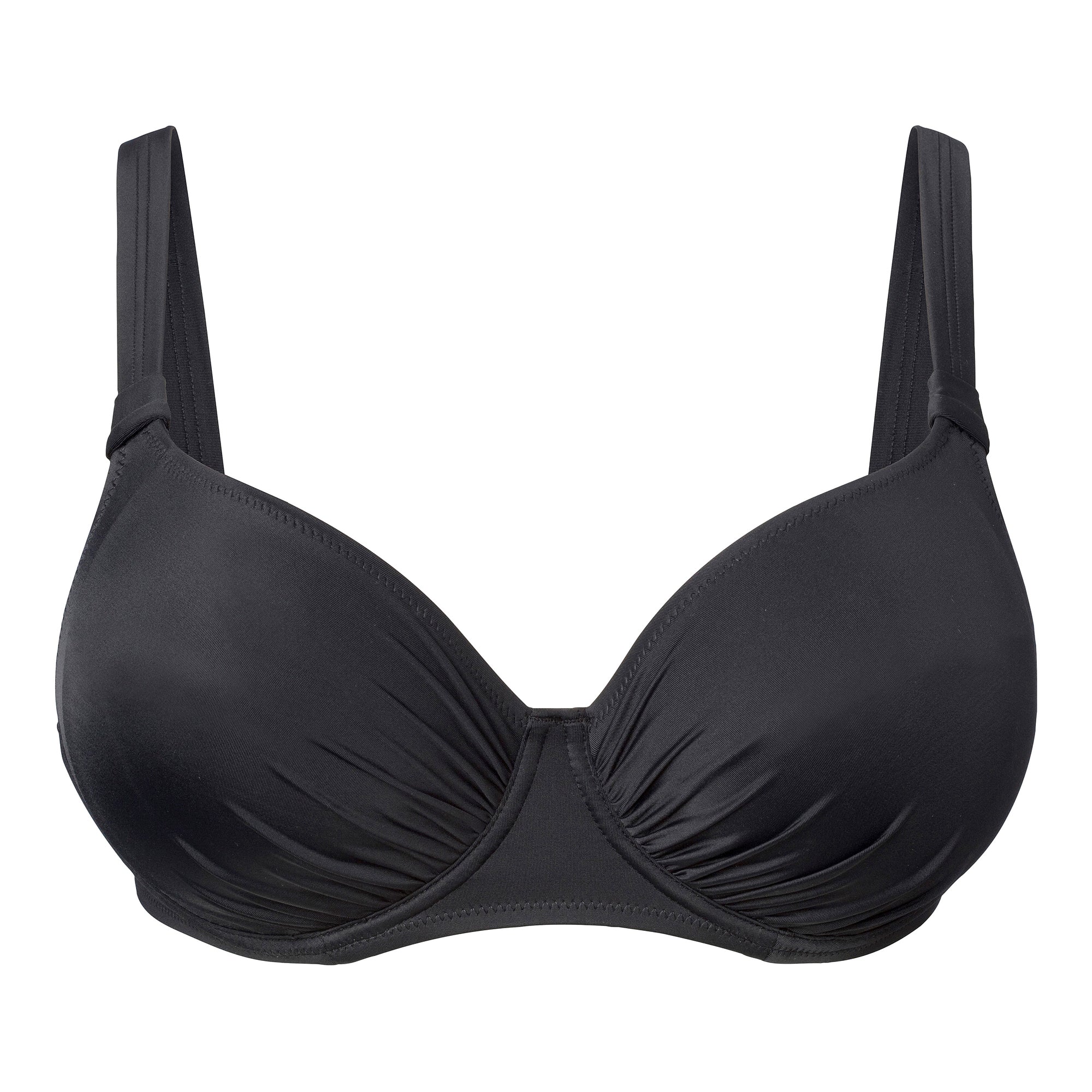 Wiki Full Cup bikini top med bøjle, sort - 3467 - W099 - Black