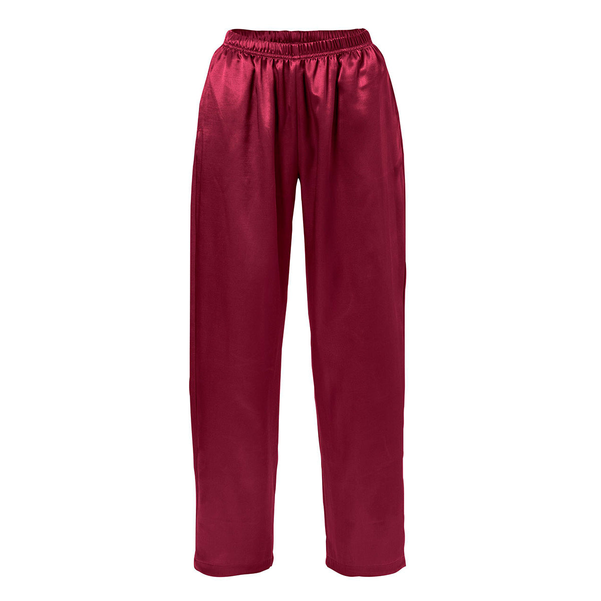 Lady Avenue Satin pyjamas, rød - 66756 - 4800 - Winewood