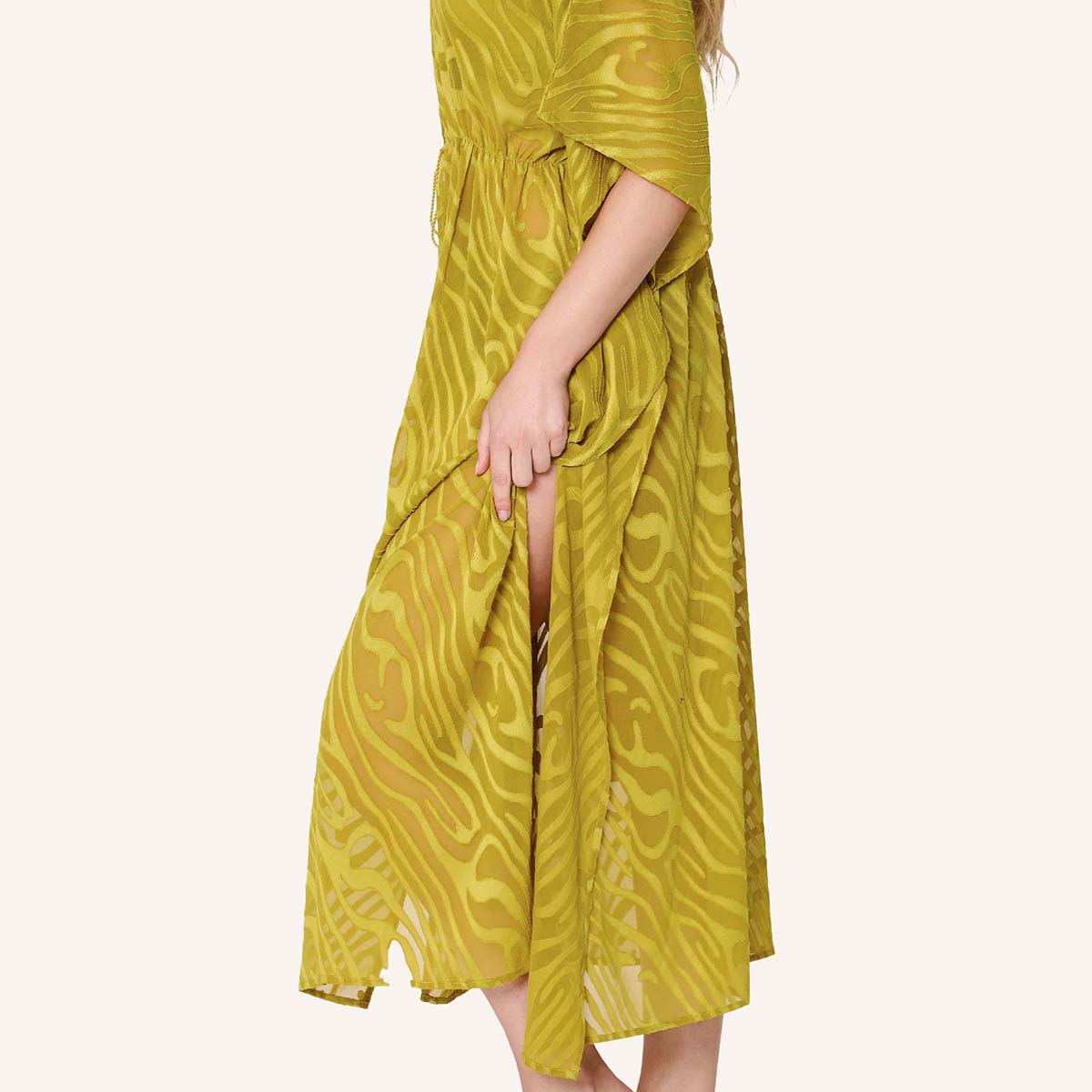 LingaDore Summerproof kimono, grøn - 8234 - 344 - Moss Green