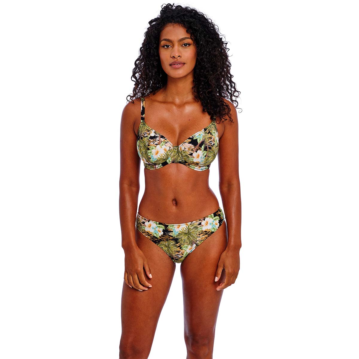 Freya Bahama Shores bikini top med bøjle, multi - AS205802 - BLK - Black