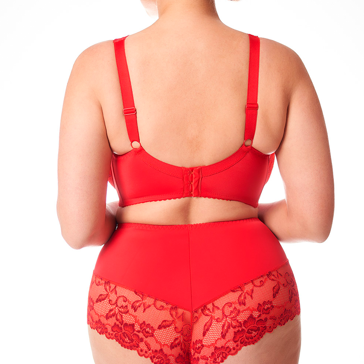 Plaisir Beate Luxury Lace BH med bøjle, rød - 619435 - 28 - Salsa