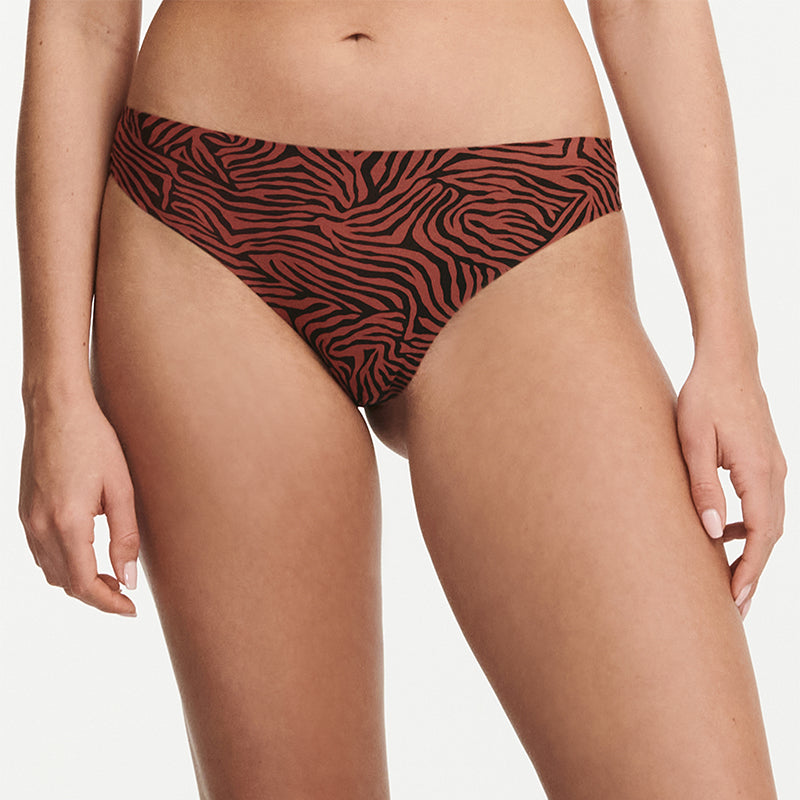 Chantelle SoftStretch g-streng, brun - C11D90 - 08X - Safari Print