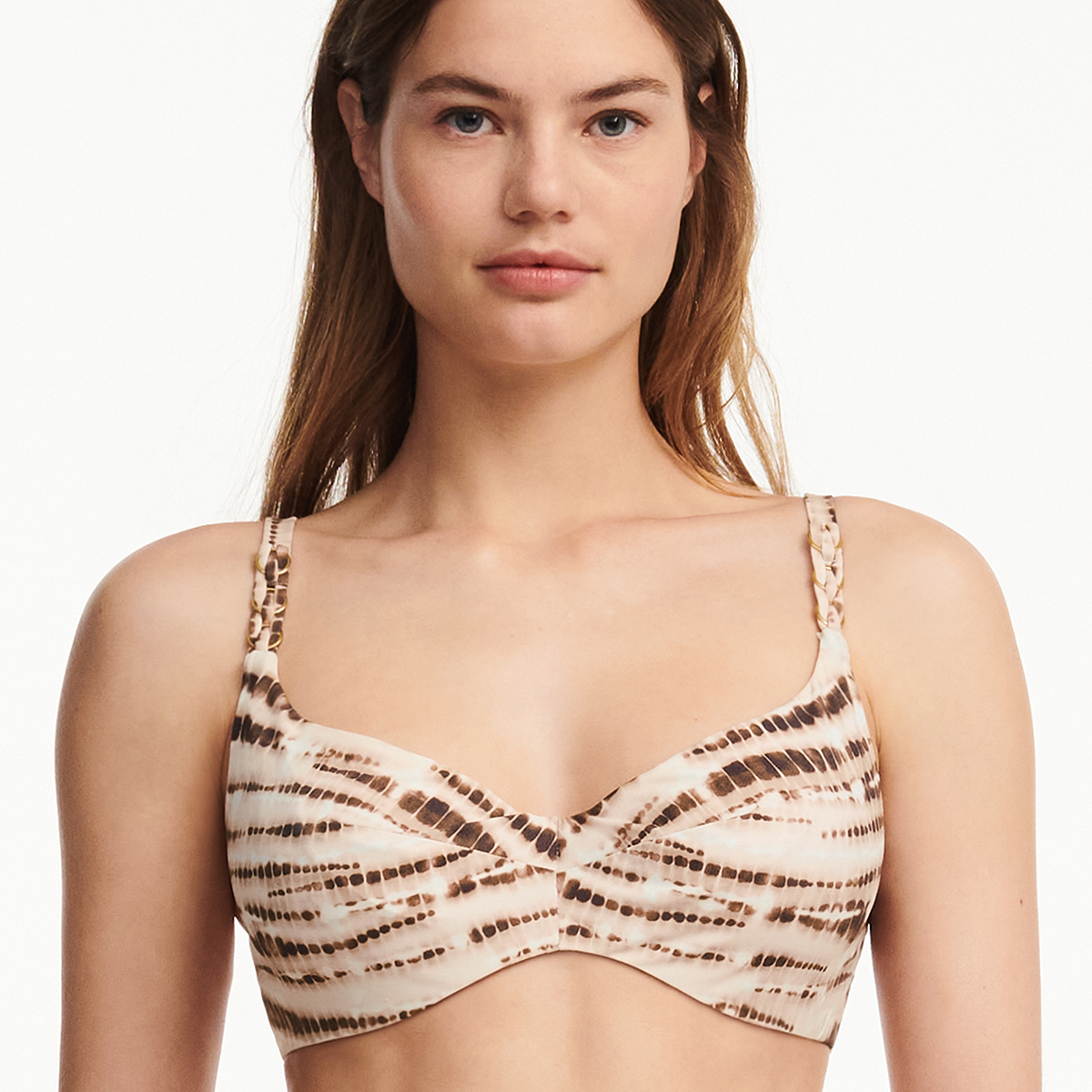 Chantelle Emblem bikini top med bøjle, nude - C17T10 - 0QC - Python