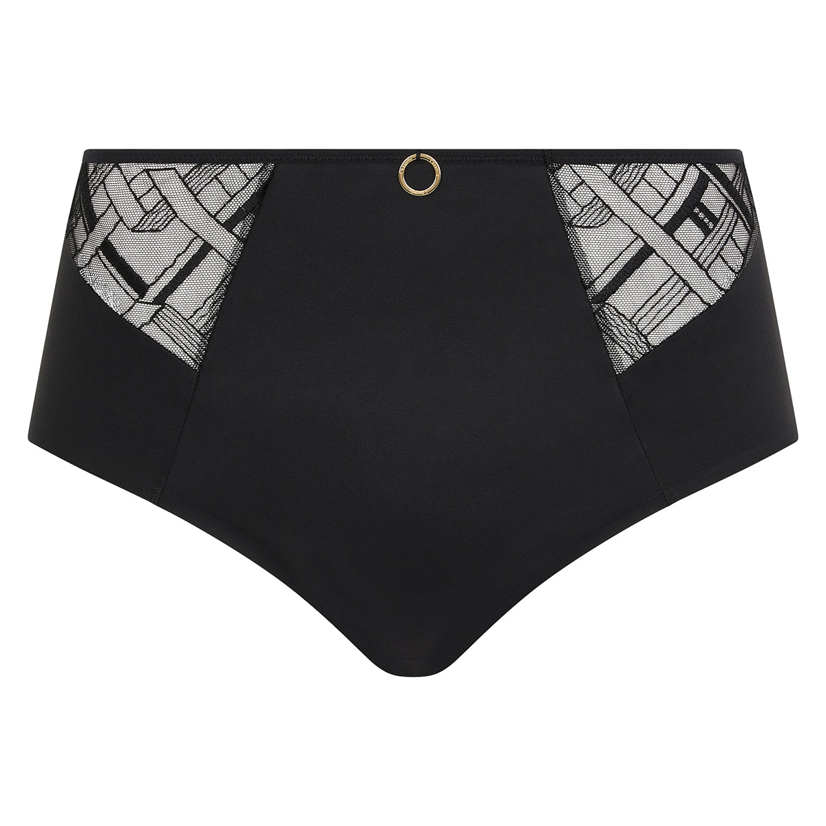 Chantelle Graphic maxi trusse, sort - C21S80 - 011 - Black