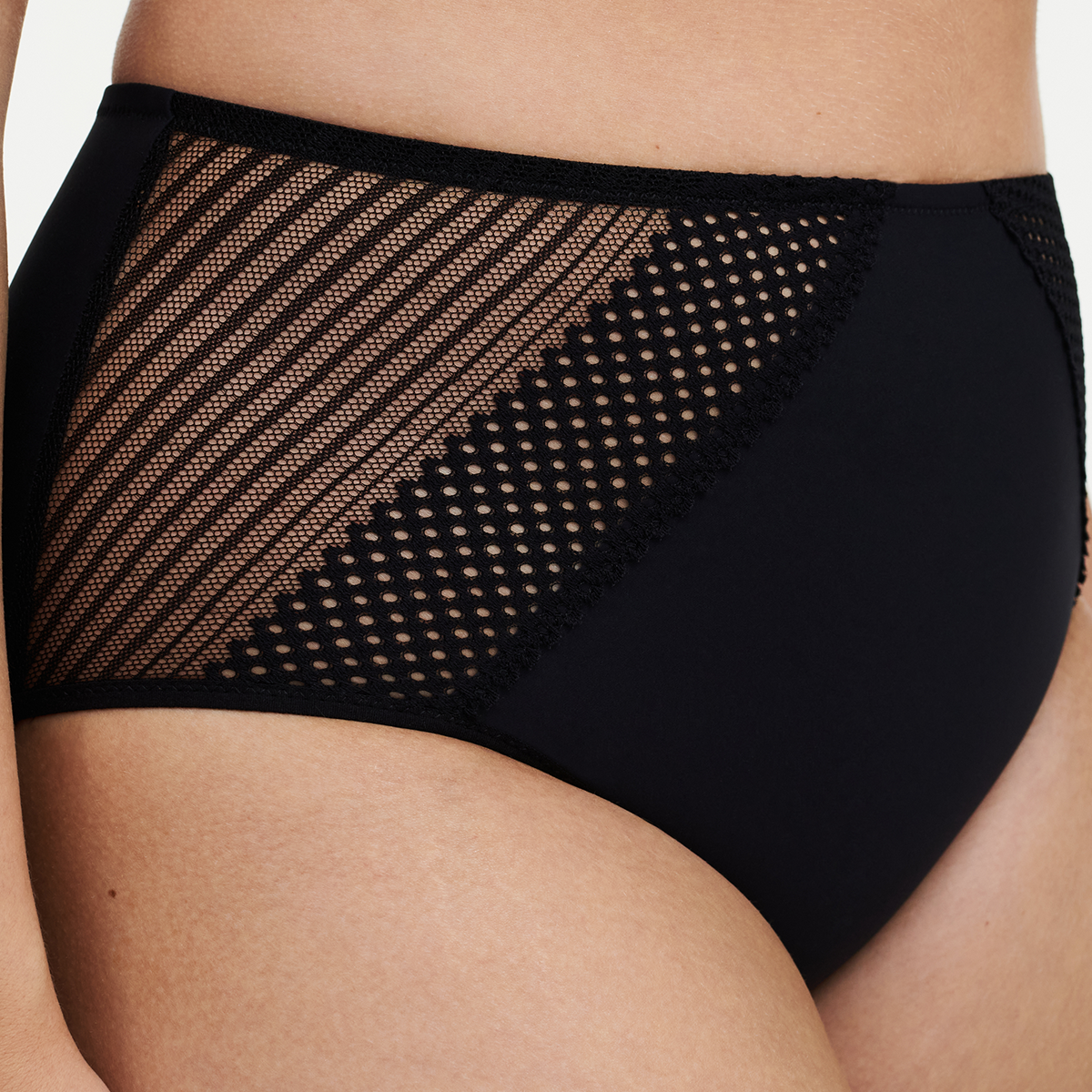 Chantelle Pulp Play maxi trusse, sort - C22AC5 - 011 - Black