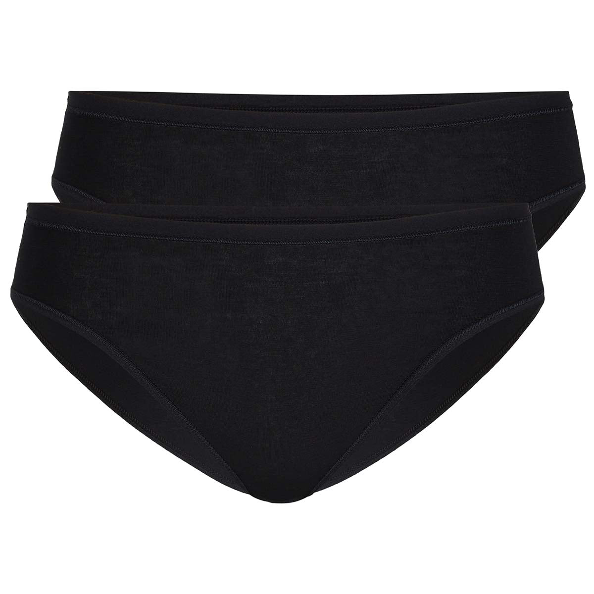 Calida Benefit Women 2-Pack tai trusse, sort - 22601 - 992 - Black