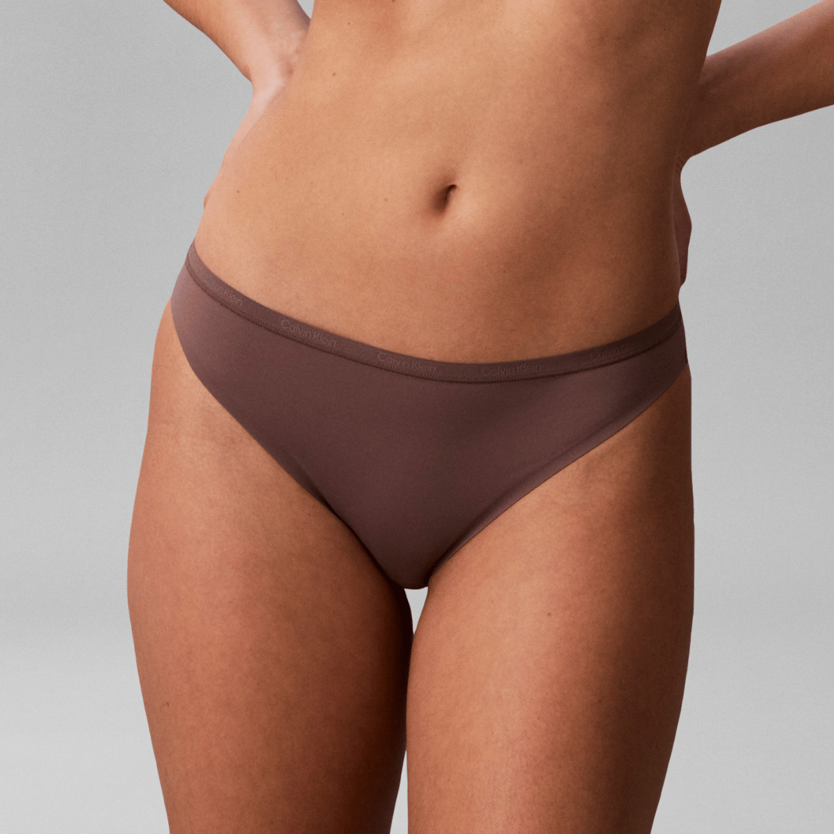 Calvin Klein Perfectly Fit tai trusse, brun - LV00QF8253 - PJS - Botanical Brown