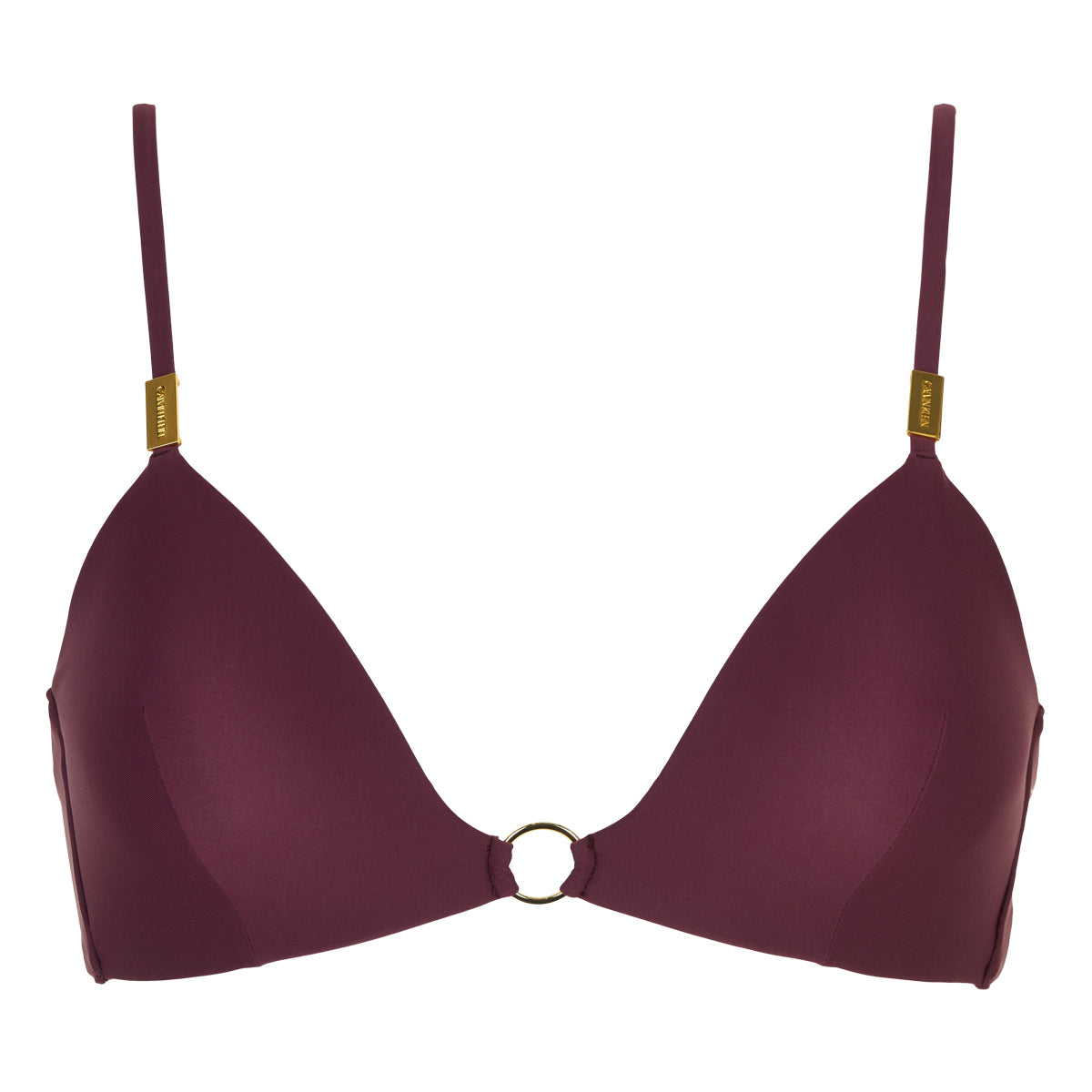 Calvin klein Bikini Fixed Triangle - BORDEAUX - w00895-VCO