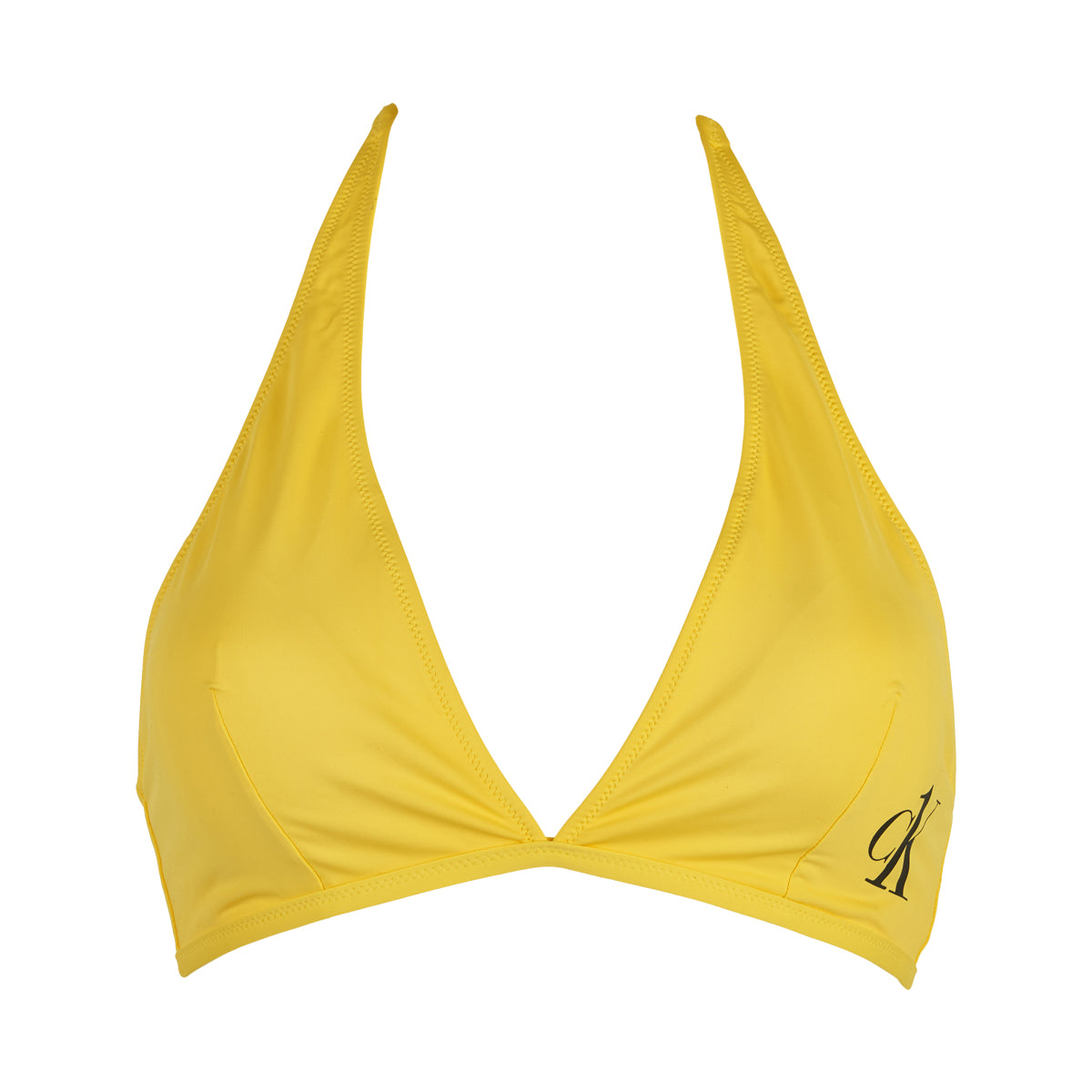 Calvin Klein Halter Neck bikini top, gul - w01306 - ZGM - Hazard Yellow