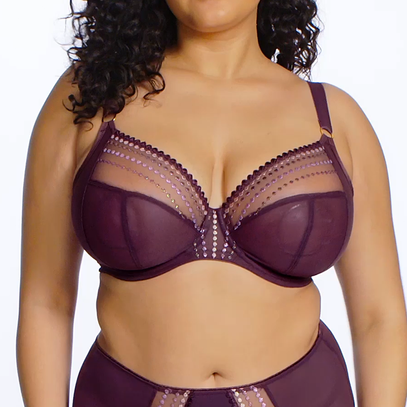 Elomi Matilda plunge BH, rød - EL8900 - SUM - Sugarplum