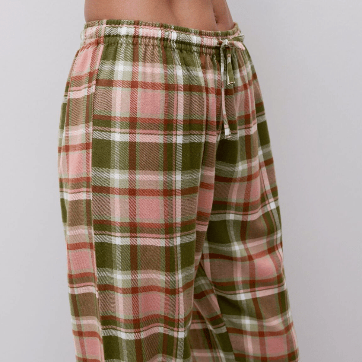 Femilet Heat natbukser, multi - FN3880 - C29 - Green Blush Checks
