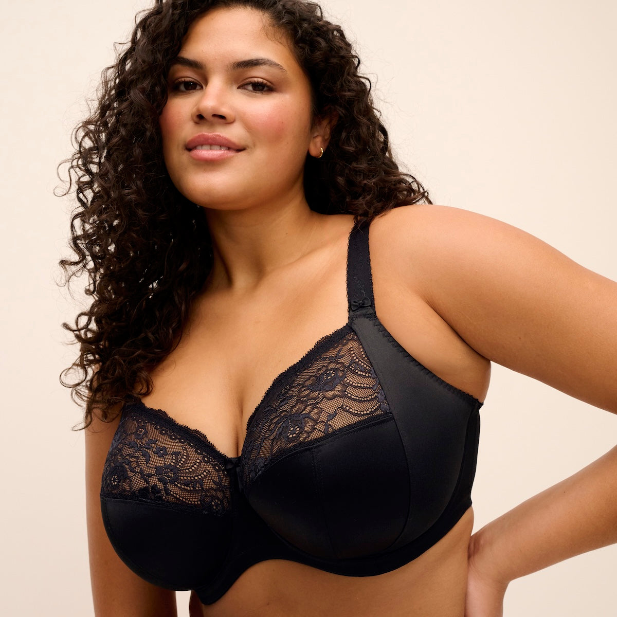 Elomi Morgan BH med bøjle, sort - EL4111 - BLK - Black