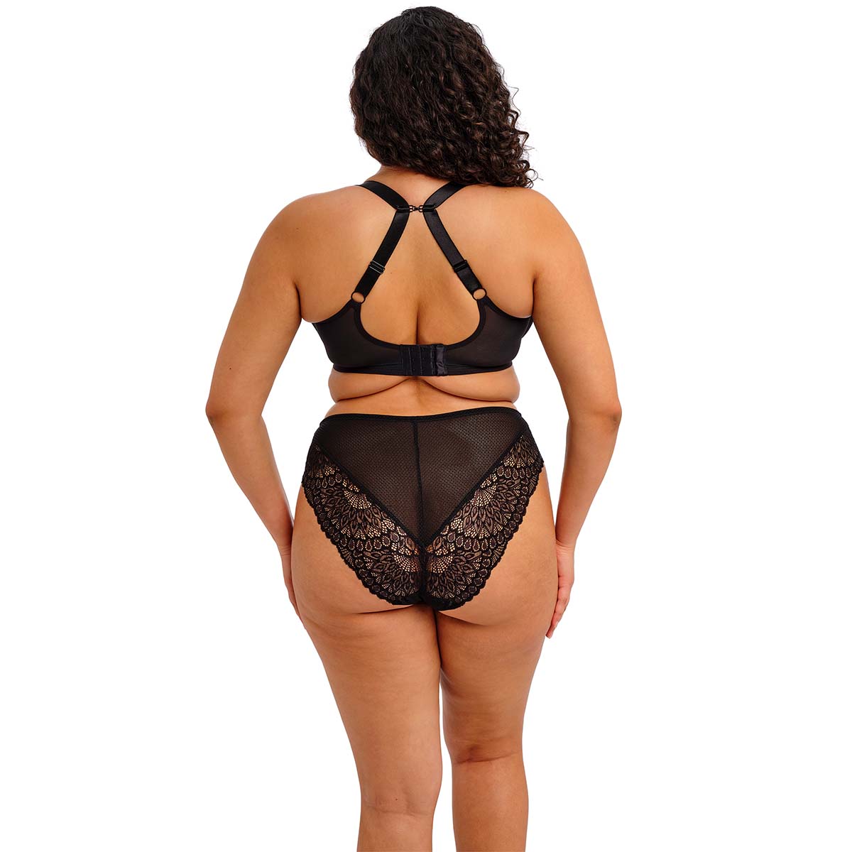 Elomi Tiernie plunge BH, sort - EL303334 - BLK - Black
