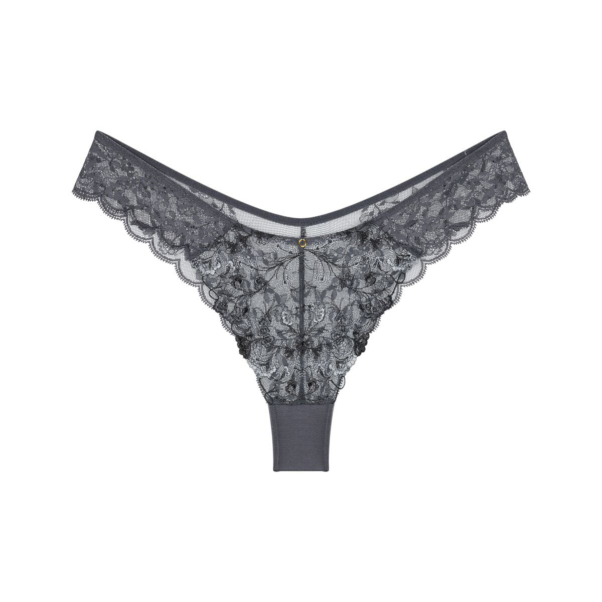 Triumph Sensual Spotlight Highleg Brazilian - Pebble Grey - 10219848-00DK