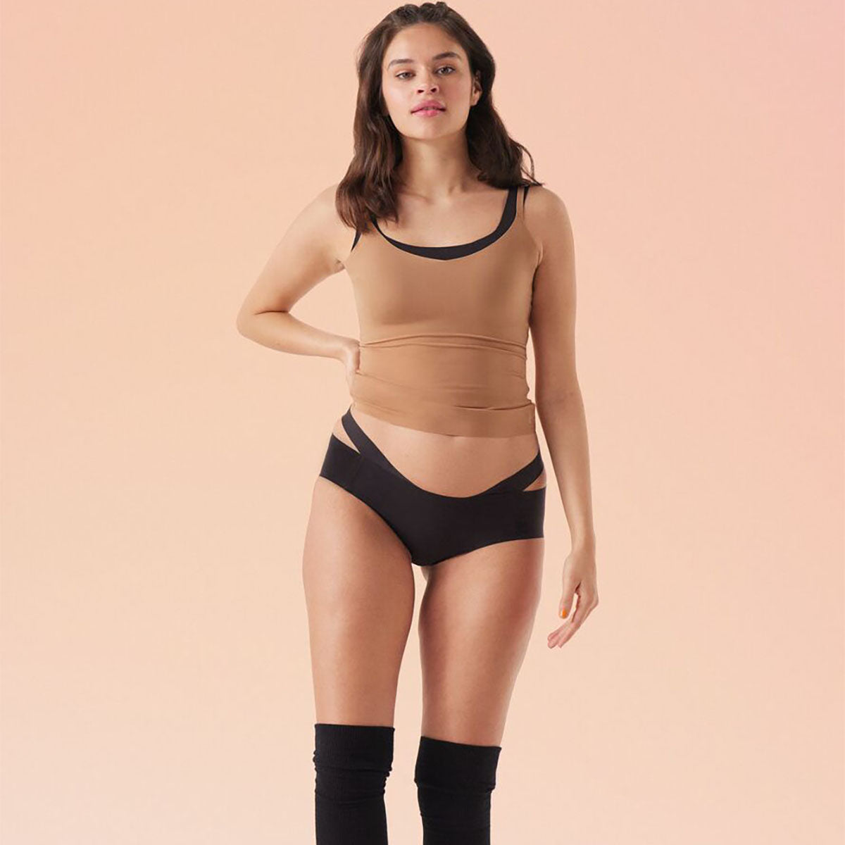 Sloggi Zero Feel 2.0 Spaghetti top, nude - 10217755 - 00CM - Nostalgic Brown