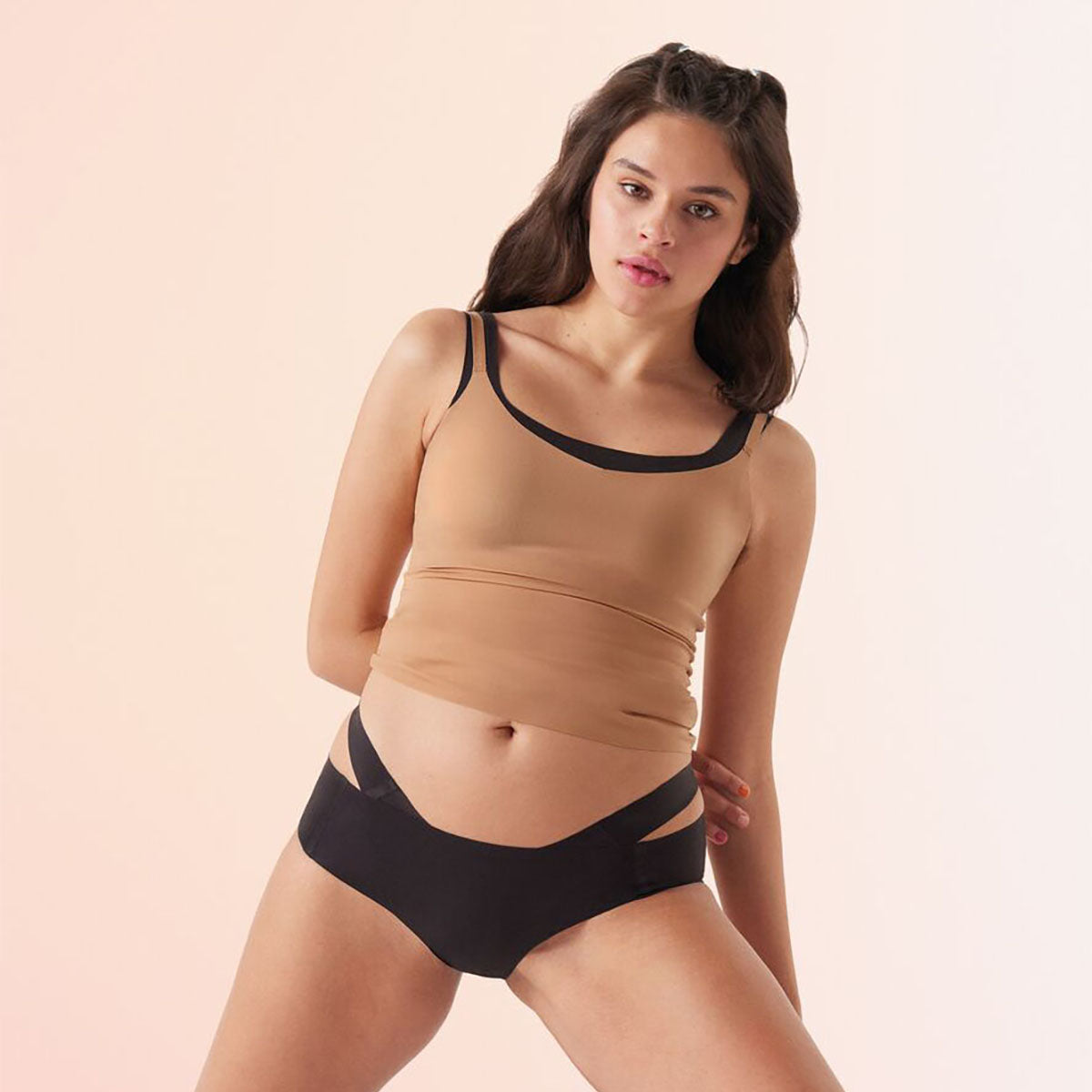Sloggi Zero Feel 2.0 Spaghetti top, nude - 10217755 - 00CM - Nostalgic Brown