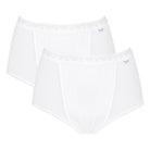 Sloggi Control 2-pak maxi trusse, hvid - 10037875 - 0003 - White