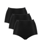 Sloggi 24/7 Microfibre 3-pak maxi trusse, sort - 10180846 - 0004 - Black