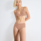 Sloggi Zero Microfibre 2.0 shorts, brun - 10214635 - 00ME - Cameo Brown