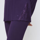 Triumph Timeless Sensuality pyjamas, lilla - 10221061 - 00EH - Royal Purple