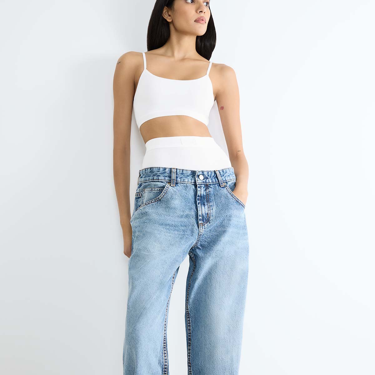 Sloggi Double Comfort T H shorts, hvid - 10222799 - 0003 - White