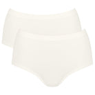 Sloggi Go Sense 2-pak maxi trusse, hvid - 10224852 - 00GZ - Silk White