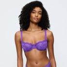 Triumph Palina Moonlight Kiss WH BH med bøjle, lilla - 10224870 - 6848 - Purple Haze