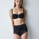 Triumph Body Make-Up Illusion Lace BH med bøjle, sort - 10226291 - 0004 - Black