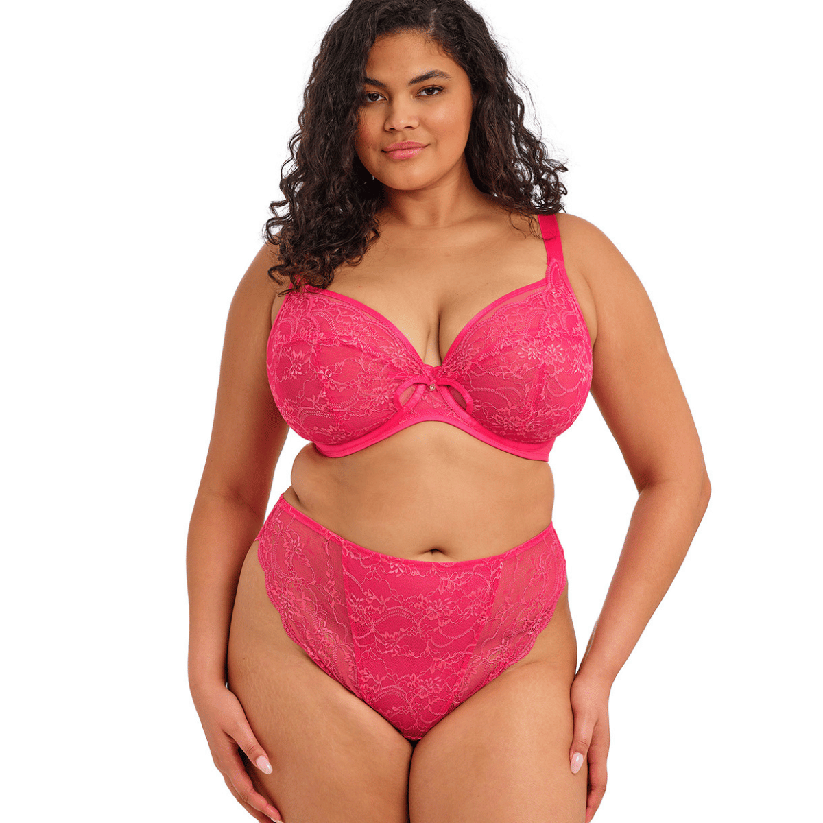 EL302902 - AZA - Elomi - Darcie - Plunge BH - Pink - EL302902 - AZA - Azalea