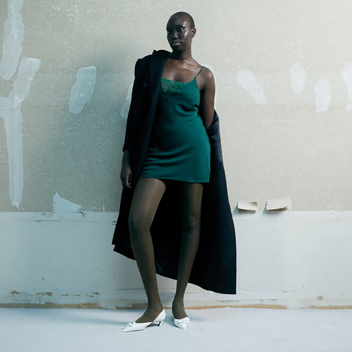 Chantelle Origins natkjole, grøn - C15RW5 - 00R - Empire Green