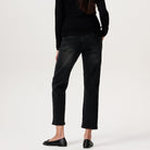 Noppies Azua Jeans Mom Fit graviditetsbukser, sort - 40N1011 - P116 - Black Denim