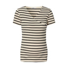 Noppies Sanson Amme t-shirt, hvid - 50N0013 - N340 - Cream Stripe