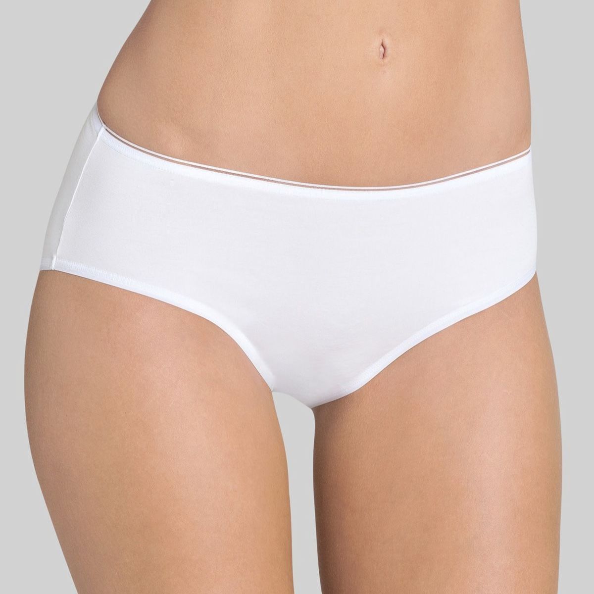 Sloggi Feel Sensational midi trusse, hvid - 10143005 - 0003 - White